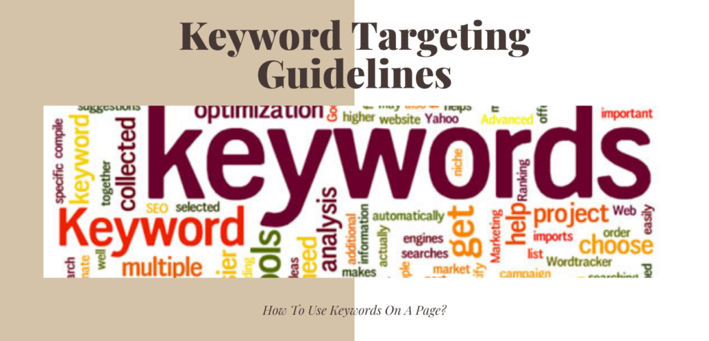 Keyword Targeting Guidelines